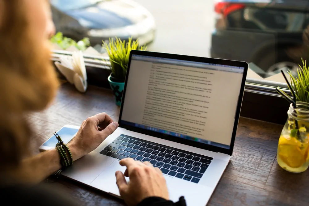 Woman on laptop